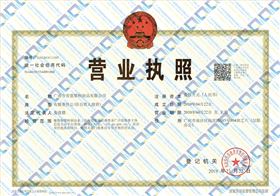 2019最新的劳恩营业执照-正本